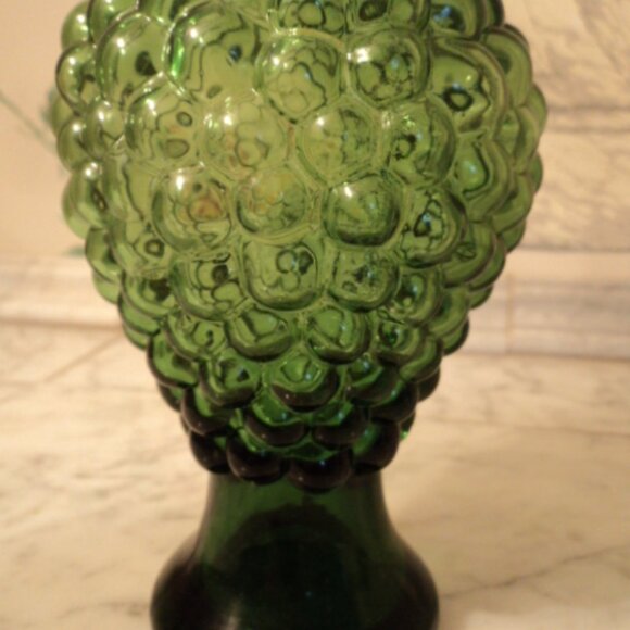 vintage green bottle decanter - Picture 2 of 5